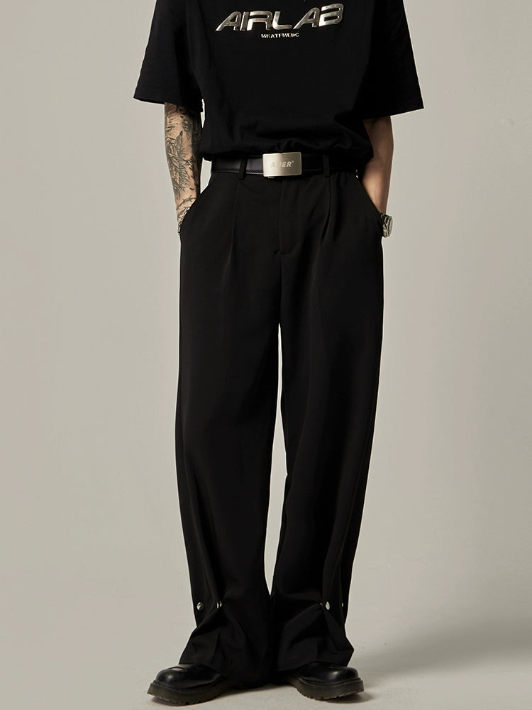 Wide-Leg Straight Trousers WN6180