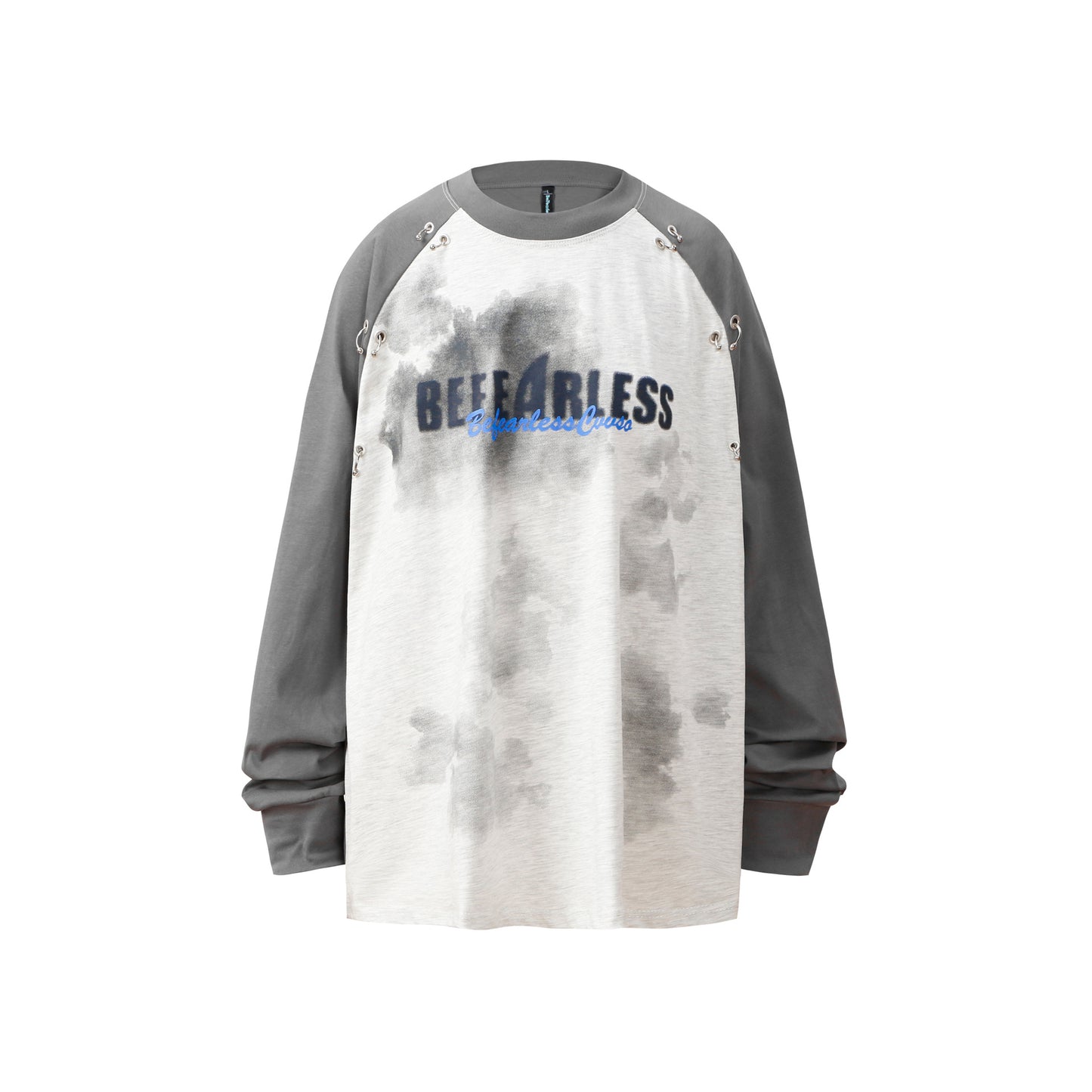 Colorblock Metal Decor Sweatshirt WN18564