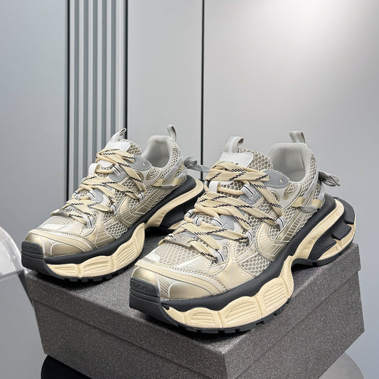 Mesh Panel Thick Sole Sneakers WN24732