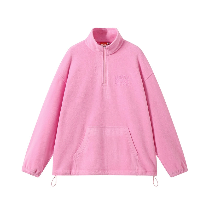 Half-Zip Fleece Pullover Sweatshirt WN10145