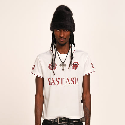 Sporty Lip Badge Short Sleeve T-Shirt WN26628