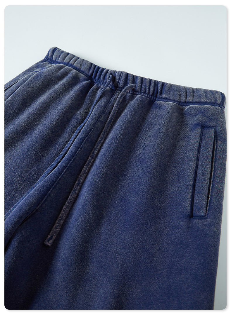 Wide-leg Washed Sweatpants WN6459