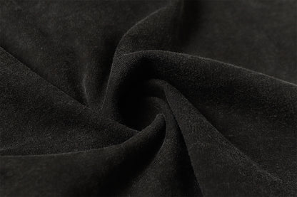 Oil Paint Washed Oversize Short Sleeve T-Shirt WN16129