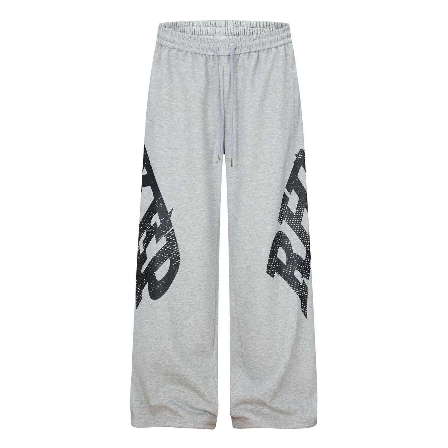 Letter Graphic Wide Leg Sweatpants WN26170
