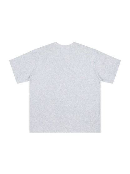 Halftone Portrait Digital Print Heavyweight Short Sleeve T-Shirt WN27897