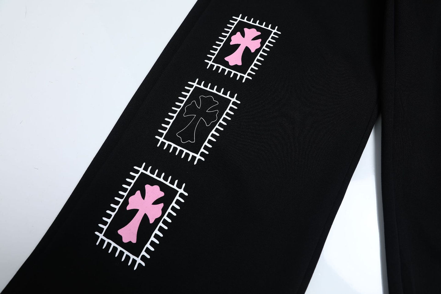 Graphic Print Wide Leg Sweatpants WN25937