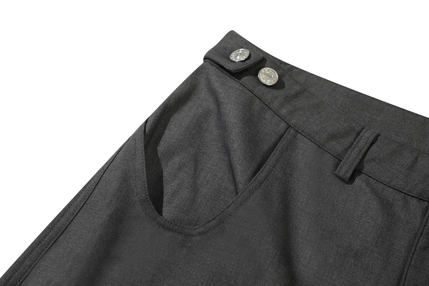 Side Pocket Wide Leg Half Pants WN15553