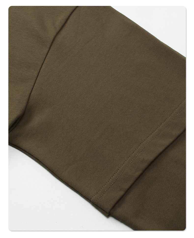 Fake Layered Round Neck Long Sleeve T-Shirt WN7798