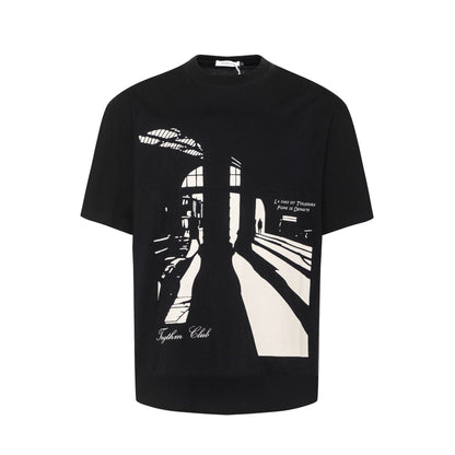 3D Print Small Collar Oversize Short Sleeve T-Shirt WN25897