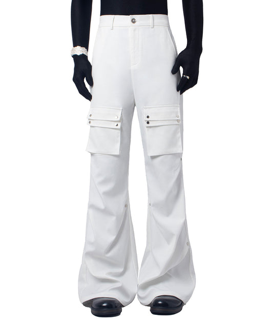 Large Pocket Workwear Flare Pants WN23650