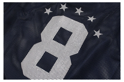 Mesh Number Star Short Sleeve T-Shirt WN26531