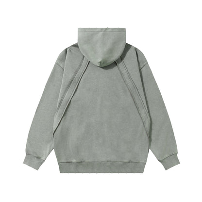 Heavyweight Washed Fleece Lining Pullover Hoodie WN25682