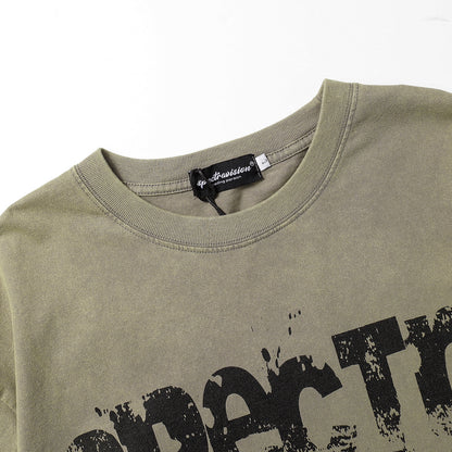 Washed Mask Art Print Short Sleeve T-Shirt WN25441