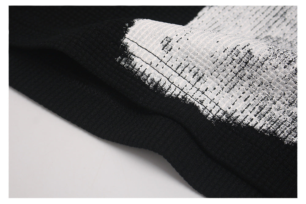 Studs Design Cross Art Print Short Sleeve T-Shirt WN26574
