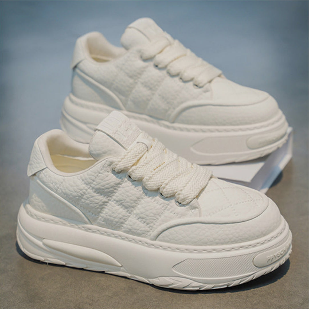 Quilted Panel Chunky Sole Sneakers WN23336