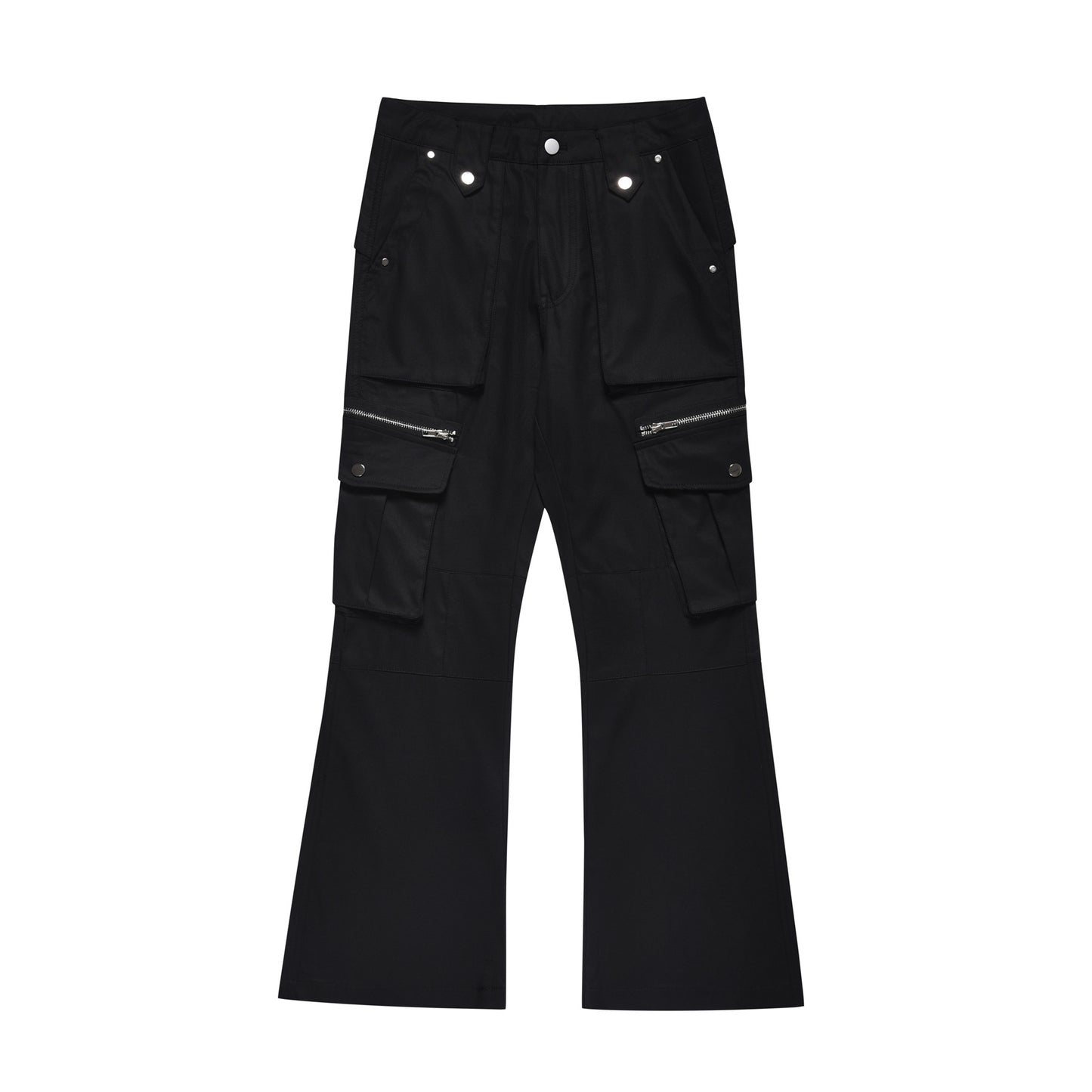 Zip Pocket Wide Leg Cargo Pants WN26021