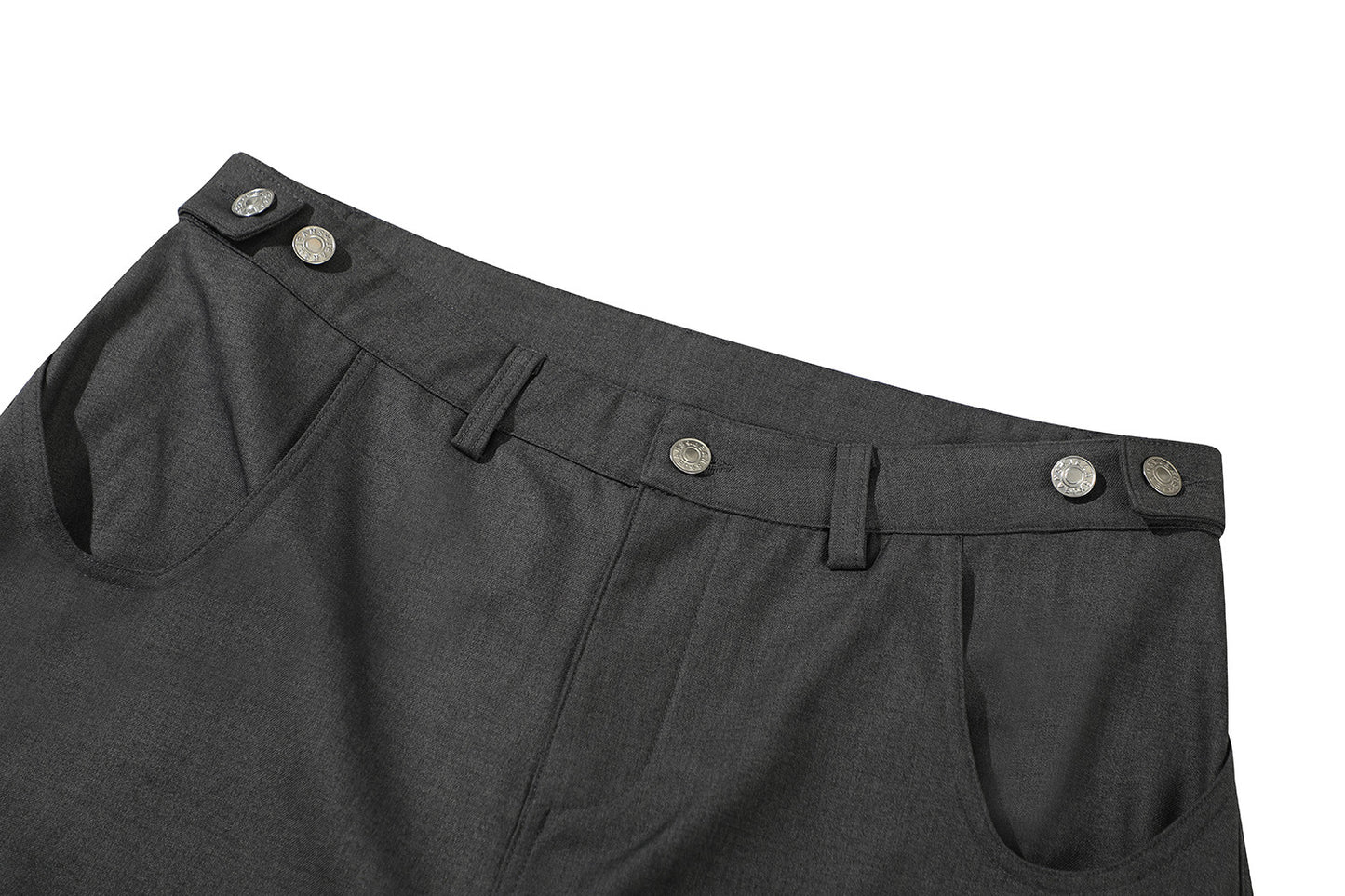 Side Pocket Wide Leg Half Pants WN15553