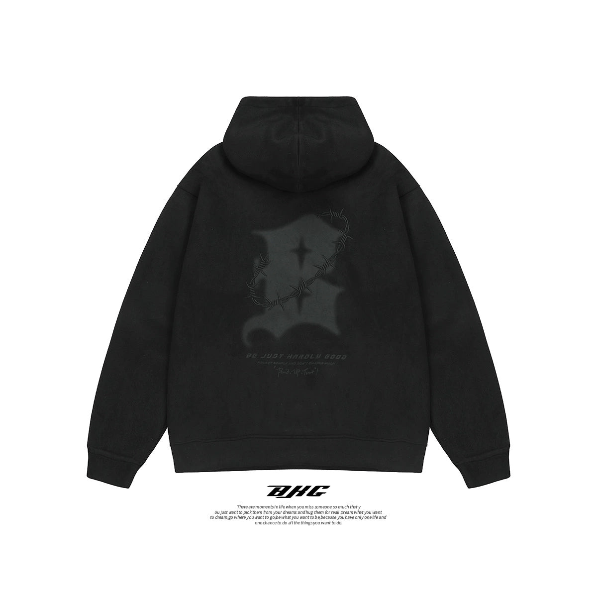 Oversize Suede Hoodie WN9834