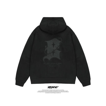 Oversize Suede Hoodie WN9834