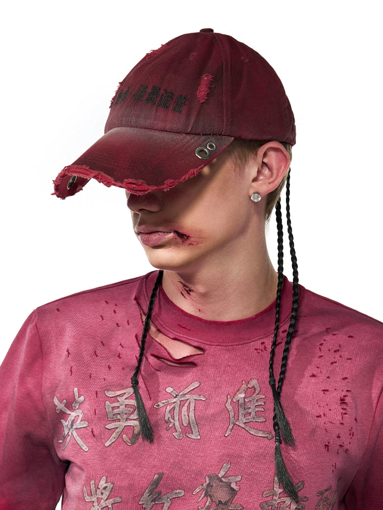 Damage Spray Wash Embroidery Cap WN18779