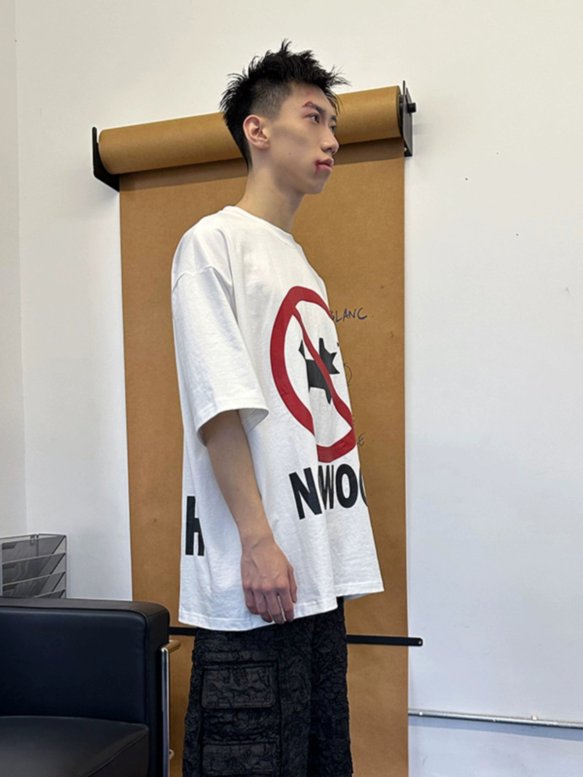 Graphic Print Oversize Short Sleeve T-Shirt WN21280