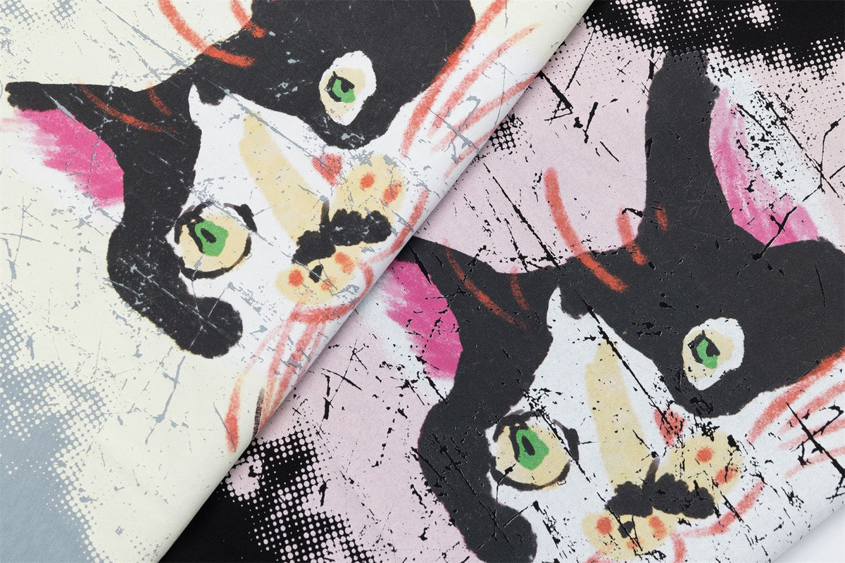 Cartoon Print Short Sleeve T-Shirt WN26777