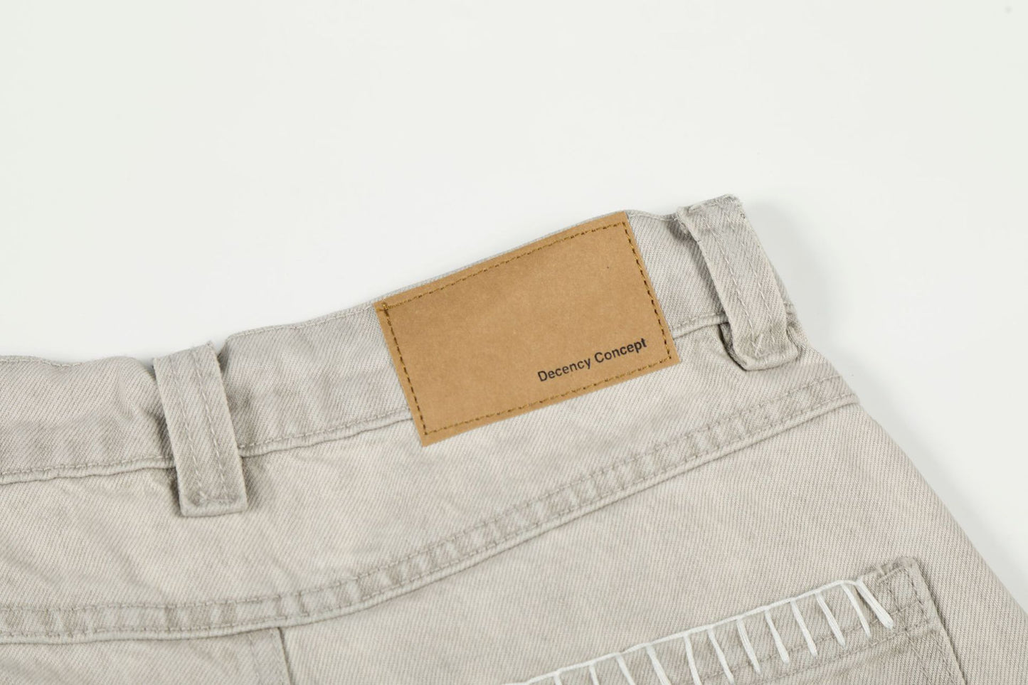 Panel Curved Wide Leg Cargo Pants WN25900