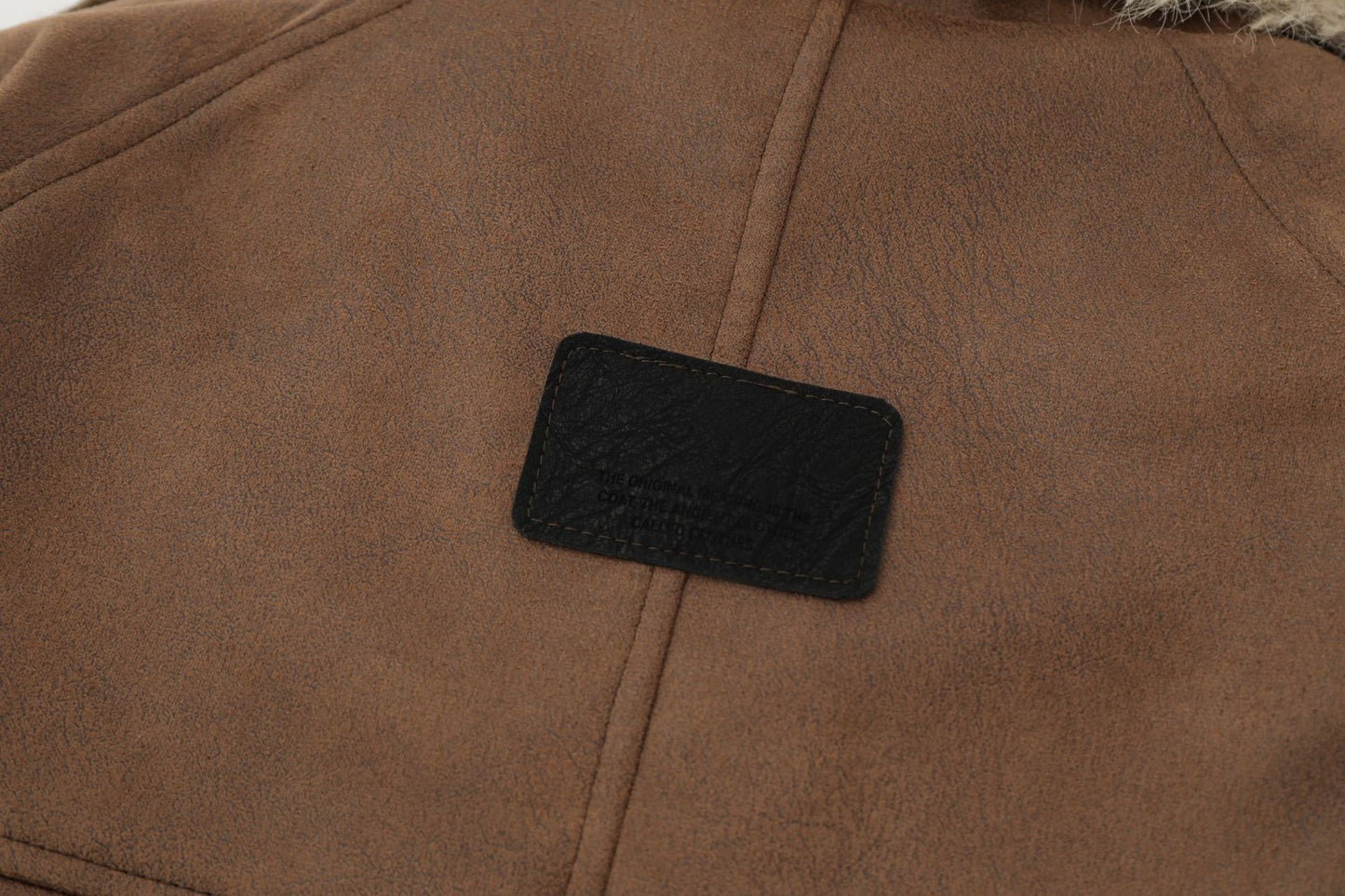 Suede Fleece Lining Furry Jacket WN10993