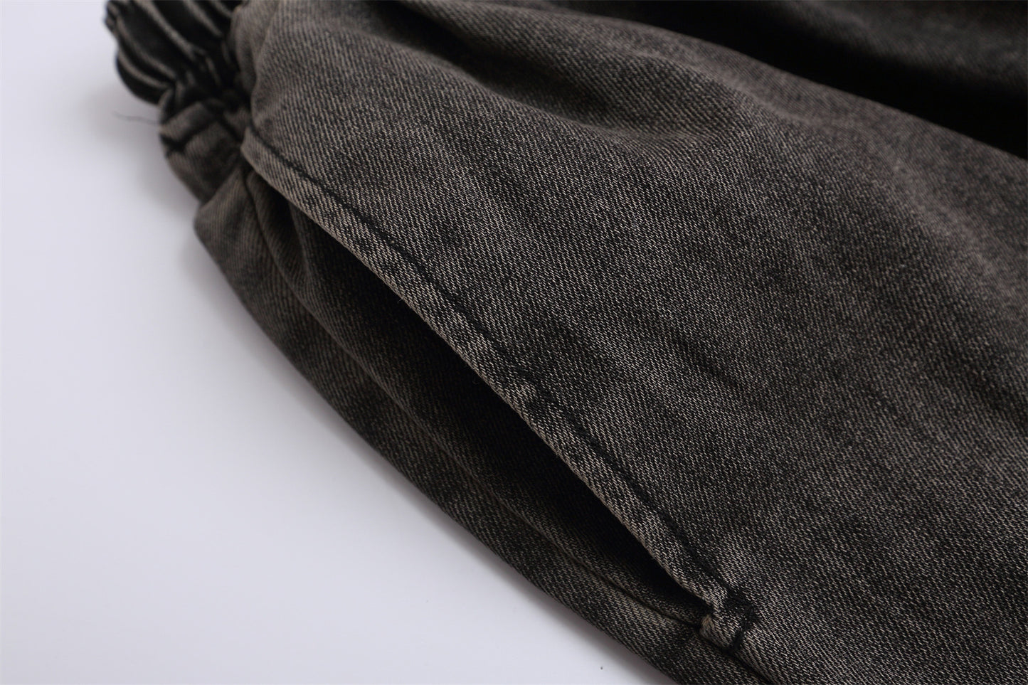 Damage Raw Hem Denim Half Jeans WN26784