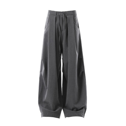 Deconstruction Pleats Curved Trousers WN26012