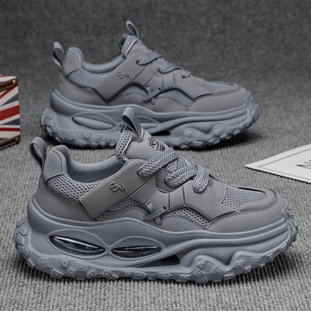 Mesh Panel Platform Chunky Sneakers WN23343