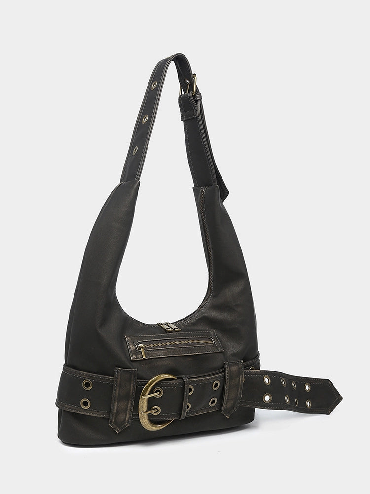 Functional Large Hobo Shoulder Bag WN18718