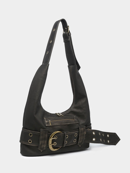 Functional Large Hobo Shoulder Bag WN18718