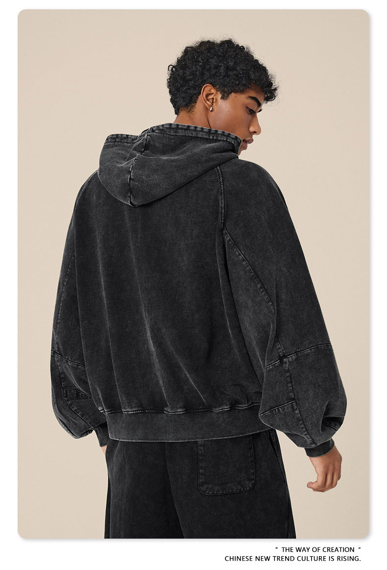 Oversize Zipper Hoodie WN23119