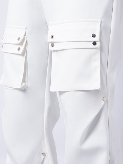 Large Pocket Workwear Flare Pants WN23650