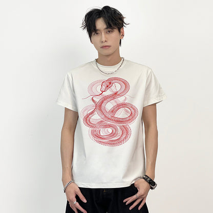 Short Length Structured Shoulder Short Sleeve T-Shirt WN24243