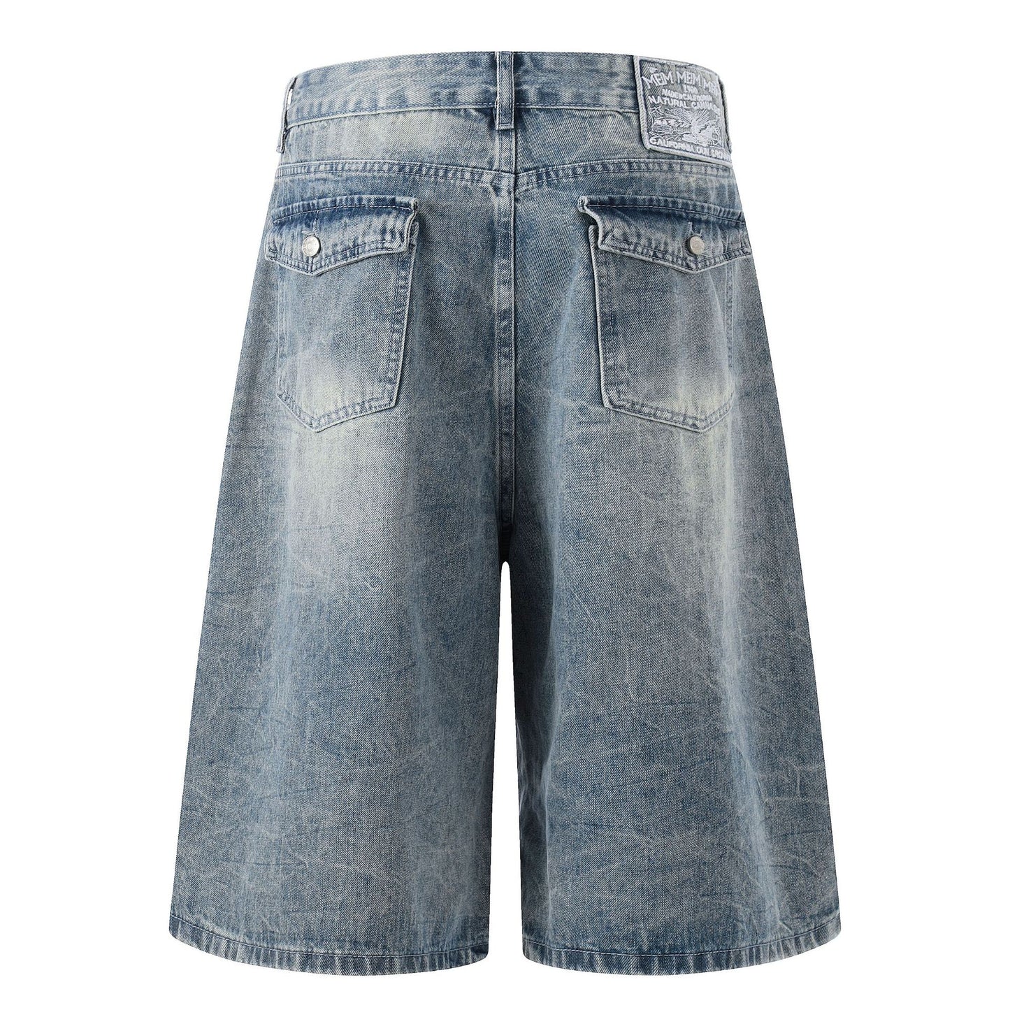 Lightning Graphic Denim Half Jeans WN26002