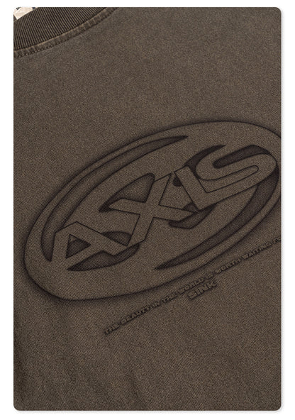 Whased Print Oversize Tank Top T-shirt WN6442