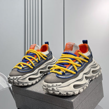 Breathable Platform Height-Increasing Dad Sneakers WN24776