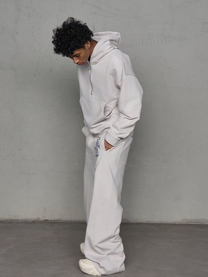 Half Zipper Oversize Hoodie & Sweatpants Setup WN21000