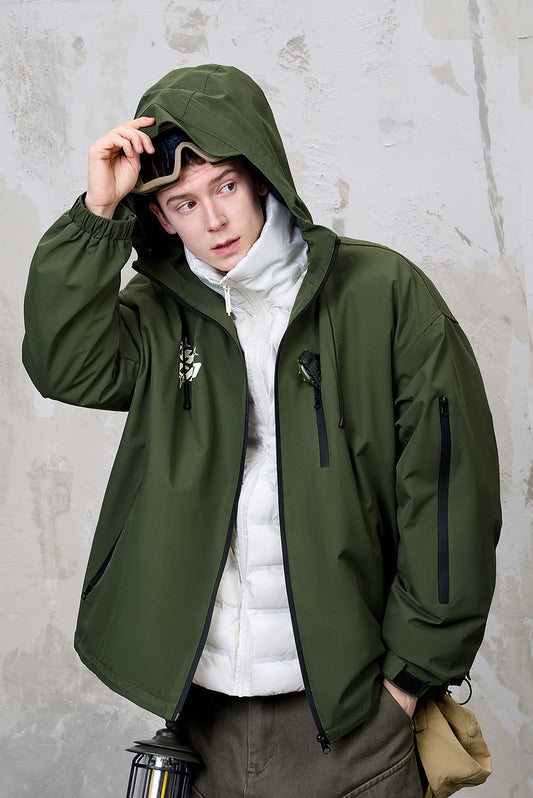 White Duck Down Jacket & Hooded Jacket WN13196