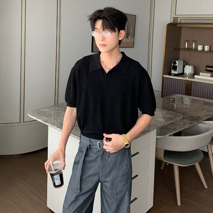 Cooling Tencel Linen Short Sleeve Polo Shirt WN20439