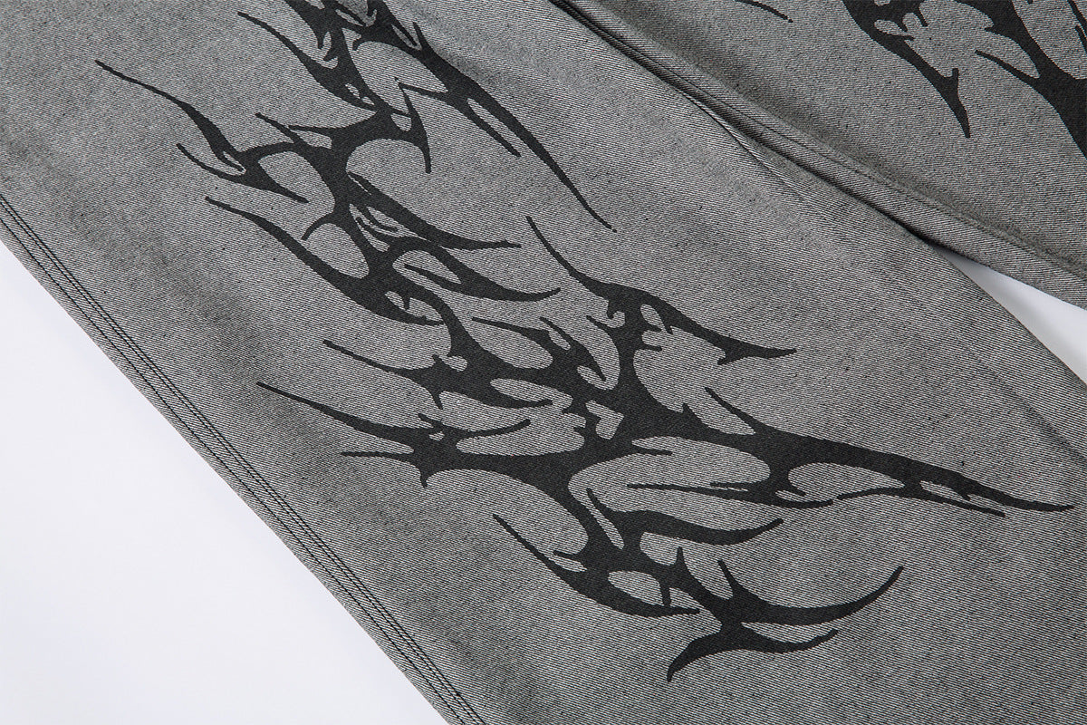 Thorn Wide Leg Denim Jeans WN16199