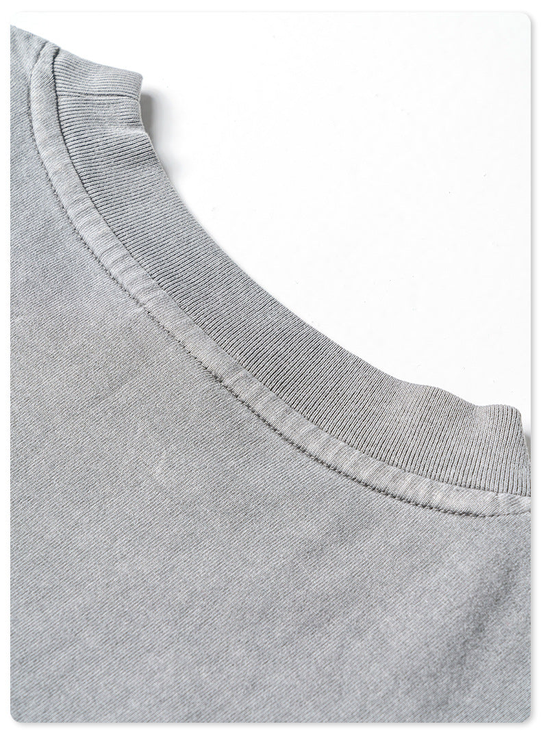 Washed Oversize Sleeveless T-Shirt WN6069