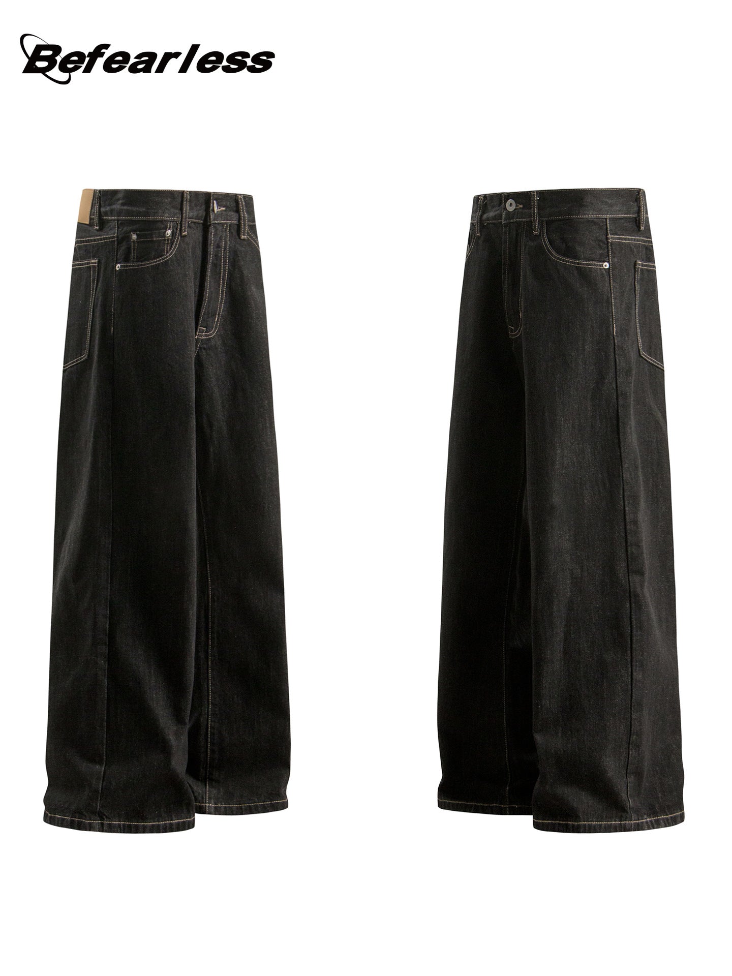 Wide Leg Denim Jeans WN26201
