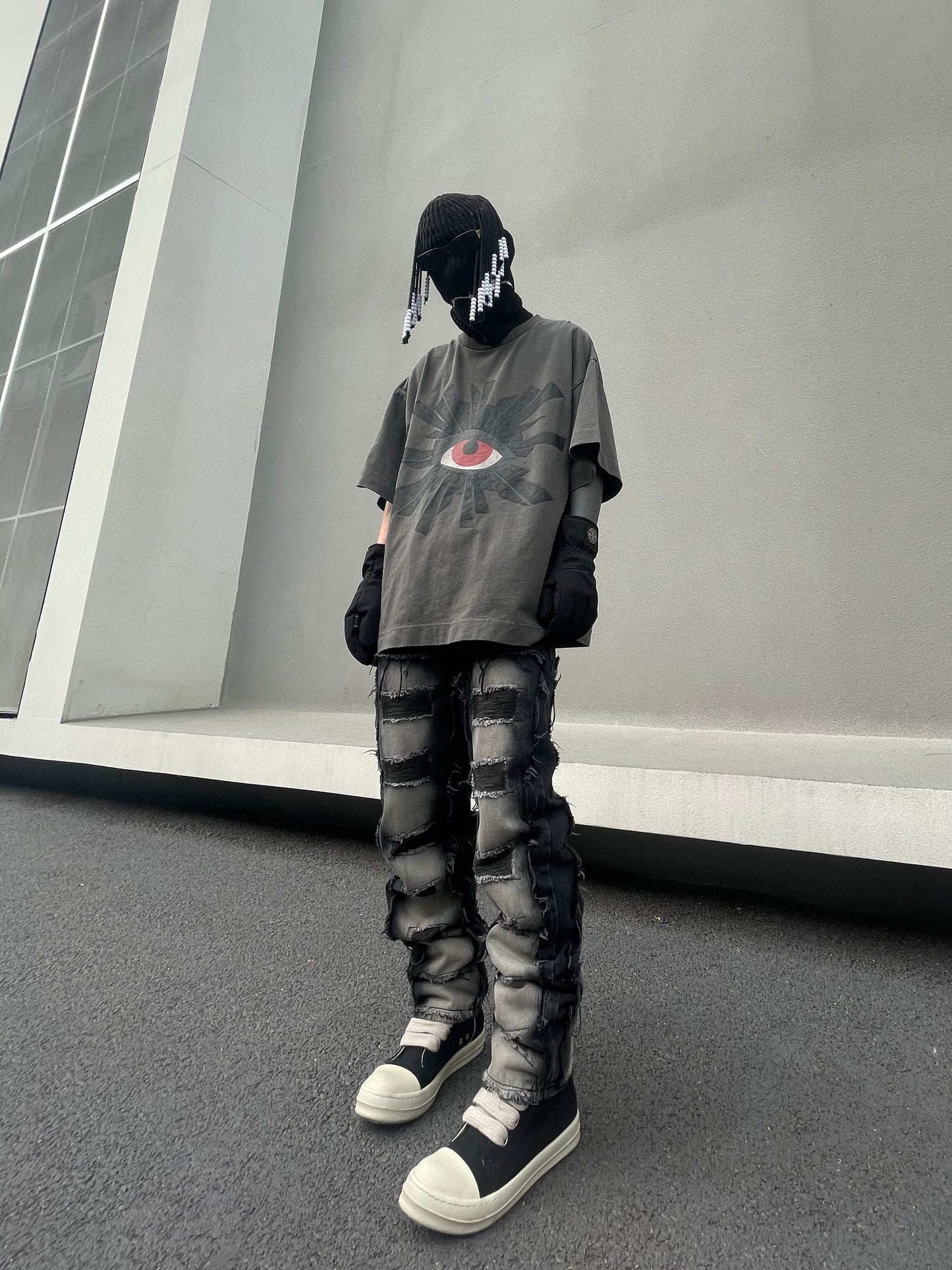 Graphic Print Oversize Short Sleeve T-Shirt WN24194