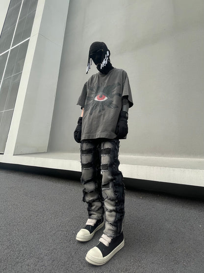 Graphic Print Oversize Short Sleeve T-Shirt WN24194