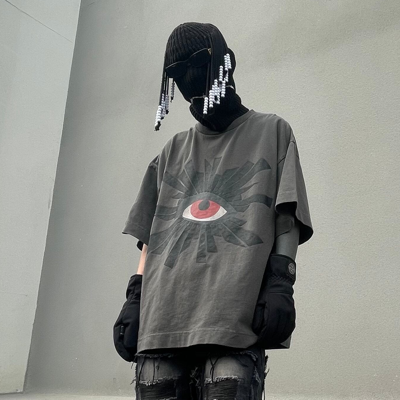 Graphic Print Oversize Short Sleeve T-Shirt WN24194