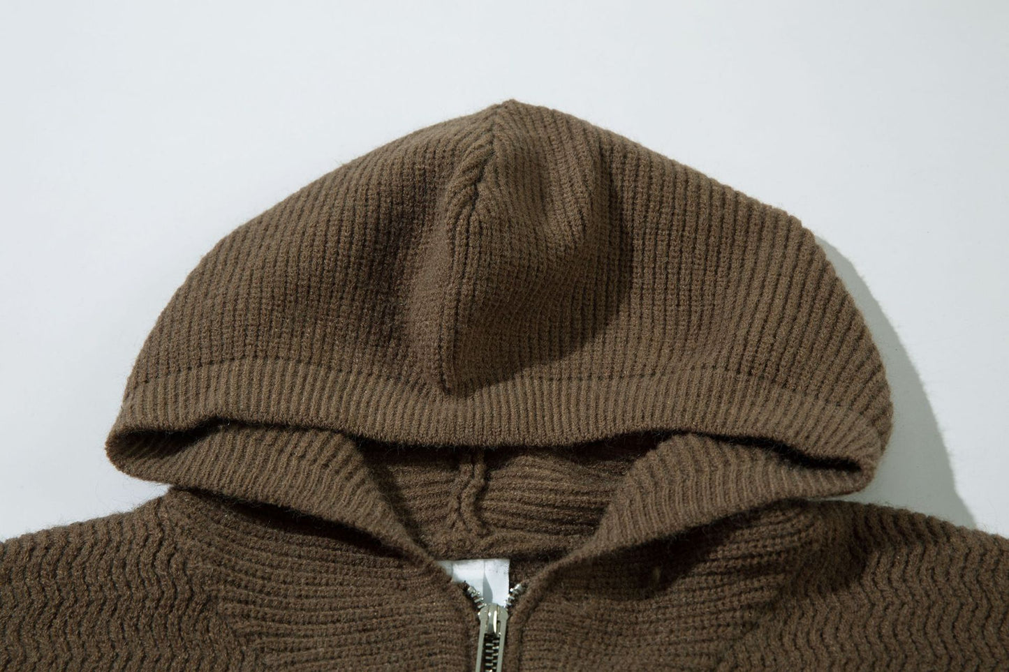 Zipper Knit Hoodie WN11364