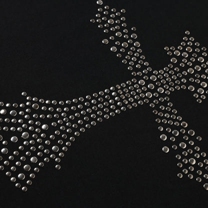 Cross Studs Detail Short Sleeve T-Shirt WN25422